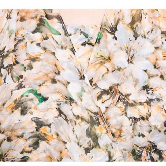 LEIFSDOTTIR Asymmetrical hem floral halter dress size 6. - Picture 6 of 11